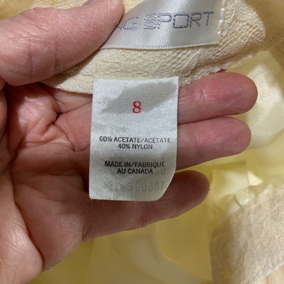 Ladies (new with tags) skirt with lace overlay - Picture 10 of 10